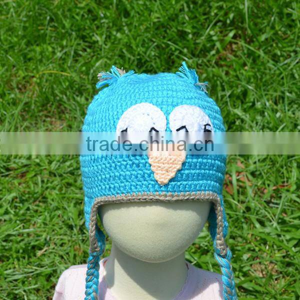 Knitted Animal Pattern Christmas Hats With Hairpiece