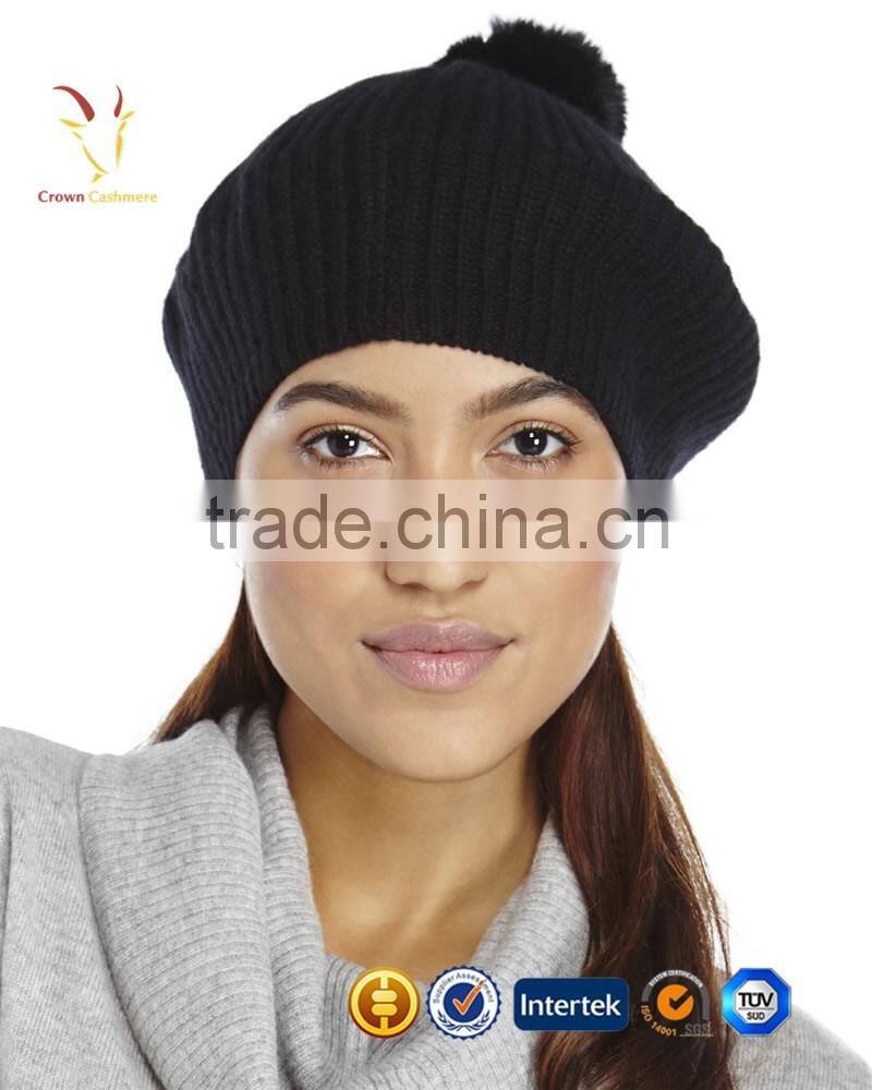 Custom Warm Winter Knitted Pom Beanie Hats