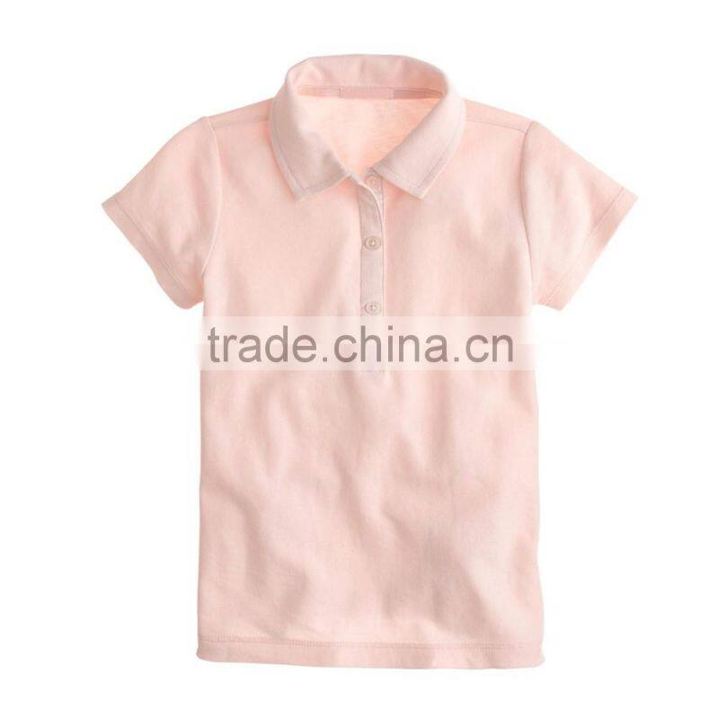 Wholesale Primary School Uniforms Custom Kids Plain Polo Shirts Design