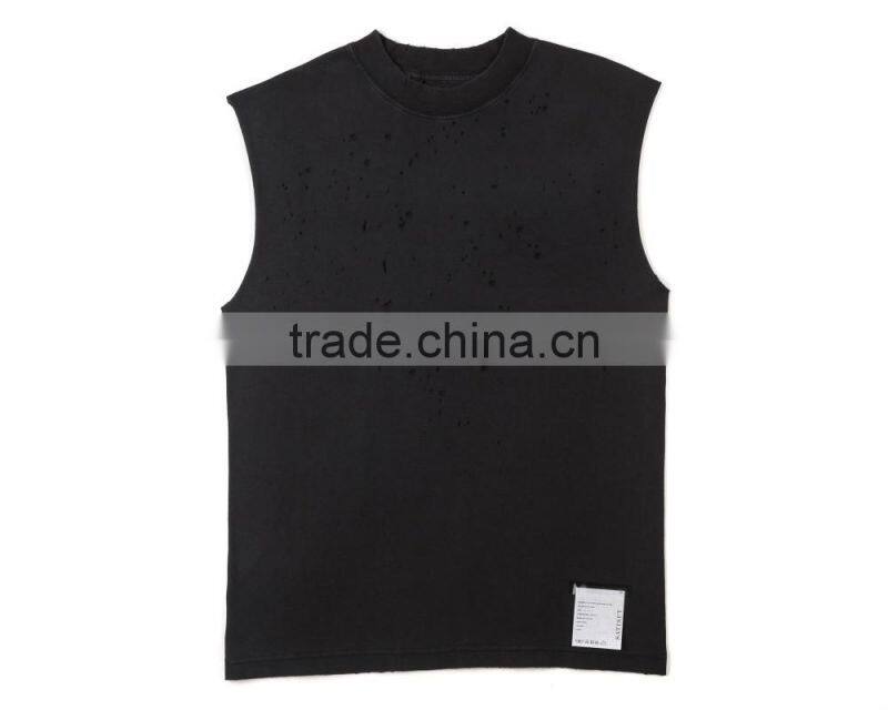 eaten muscle tee with custom logo for man