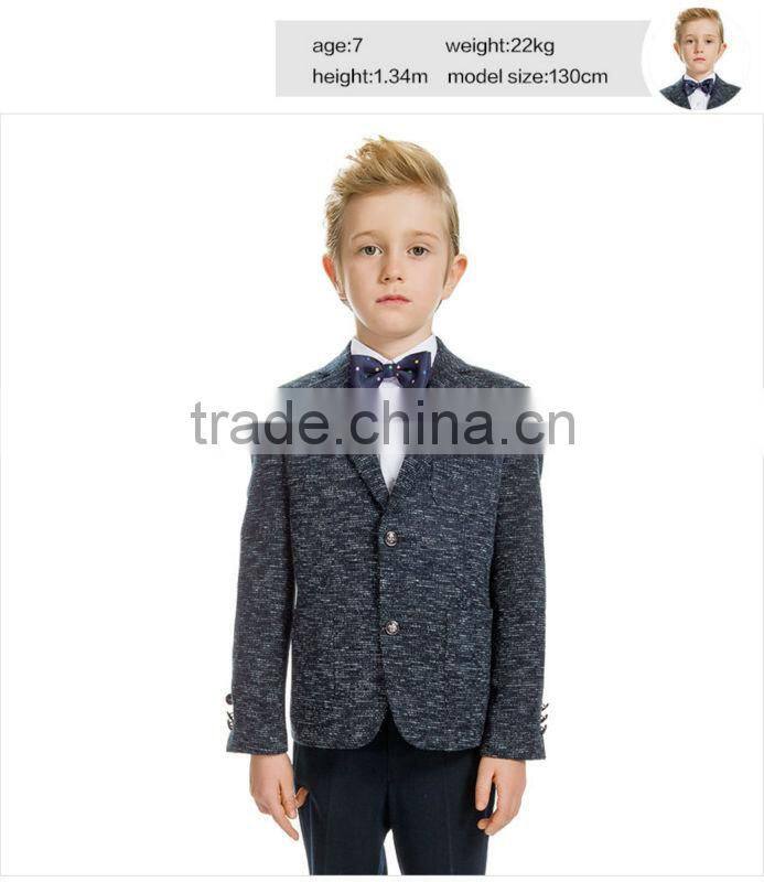 ELPA 2016 Style boy's spring autumn Knitted fabric casual boy blazer with black Elbow Patch