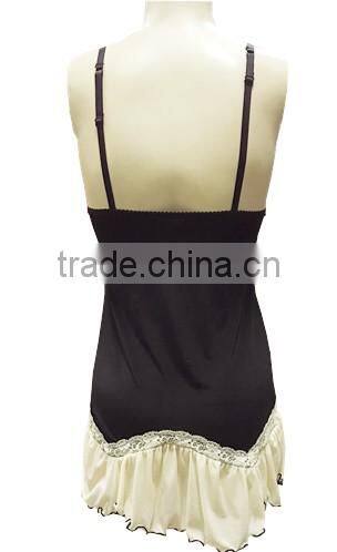 Shantou little lace on top night wear baby doll sexy lingerie rose team www.xxx.photo.com
