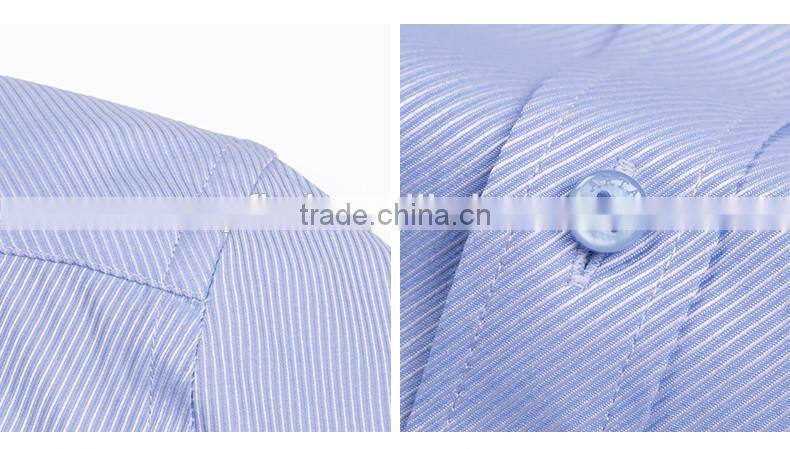 Classic italian bamboo solid color business formal men's shirt with good offer