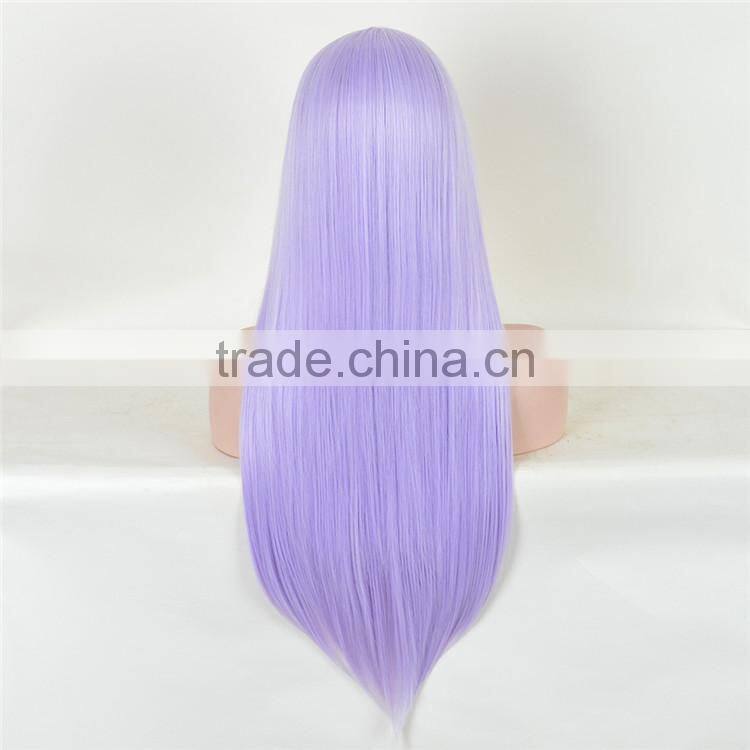2016 Hot New Black Color Synthetic Fashion Source Hair Wig