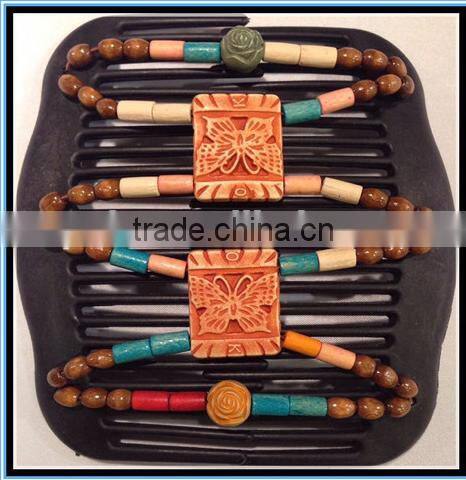 2016 Newest design Korean Style shining crystal Beads Magic Hair Comb for Promotional Gifts