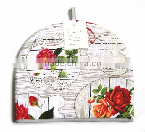 Christmas Flower Pattern Tea Cosy Heat Preservation Tea Pot Cover