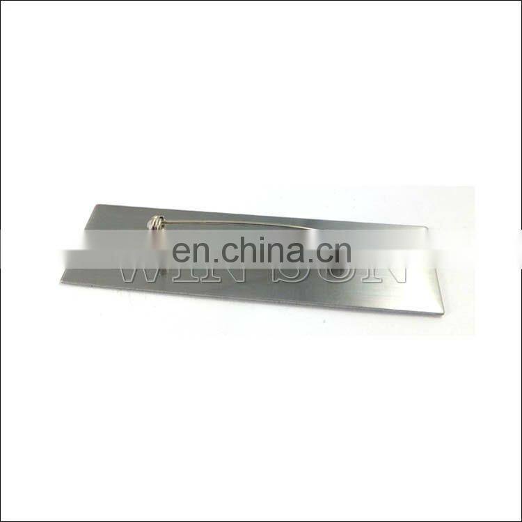 name tag metal pin badge