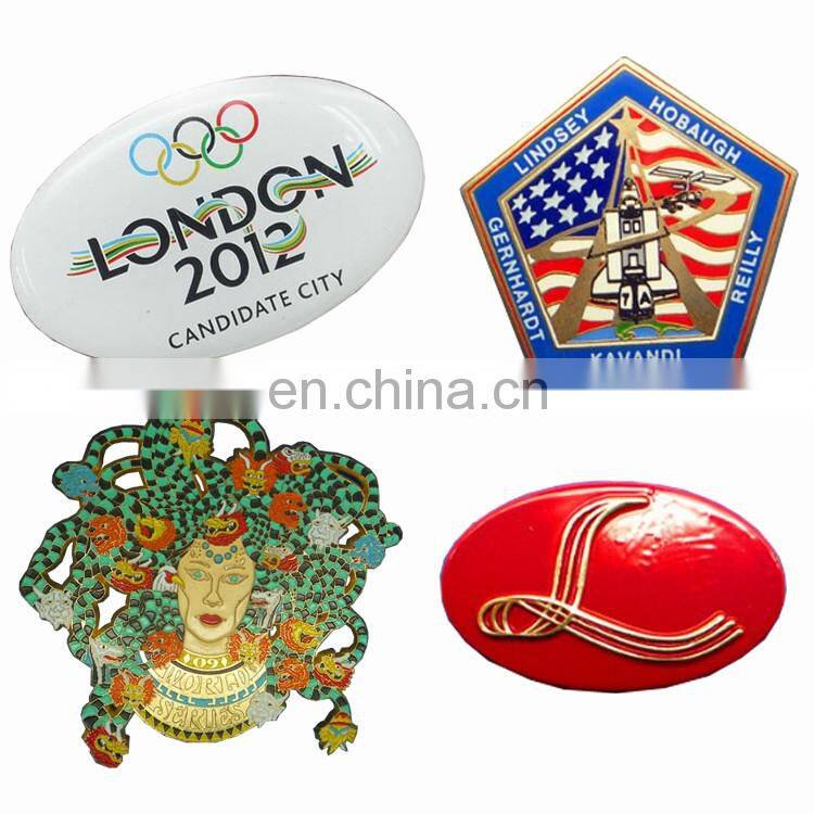 Custom metal soft enamel pin badge and magnetic lapel pin