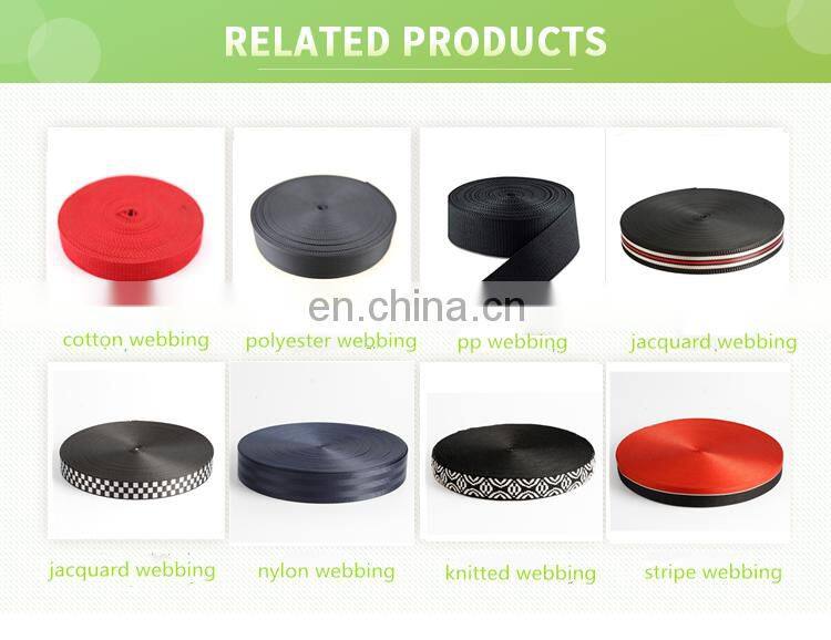 China Manufacture 25mm polypropylene webbing professional  pp twill webbing