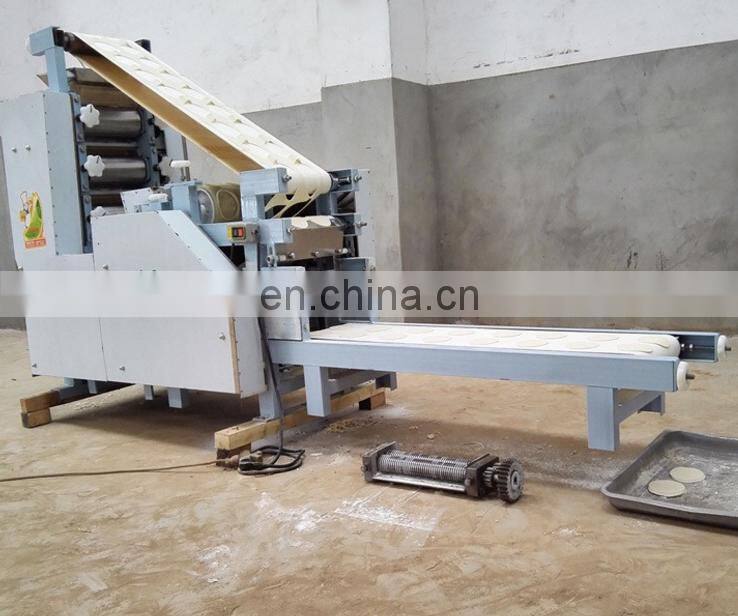 Stainless steel automatic dumpling dough skin machine dumpling dough wrapper maker for restaurant
