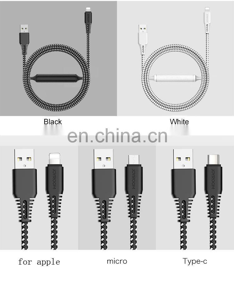 joyroom usb cable type c micro cable 2500mah built-in cable power bank