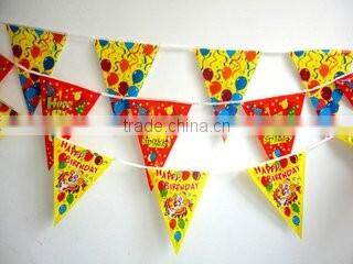 decorative flags on string