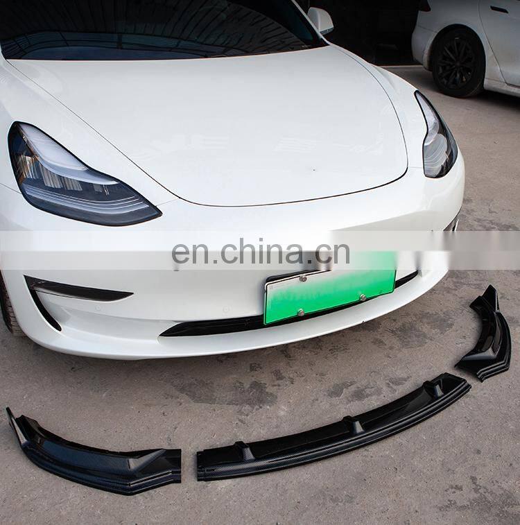 Front lip side side skirts spoiler splitter diffuser updated parts for tesla model 3 accessory