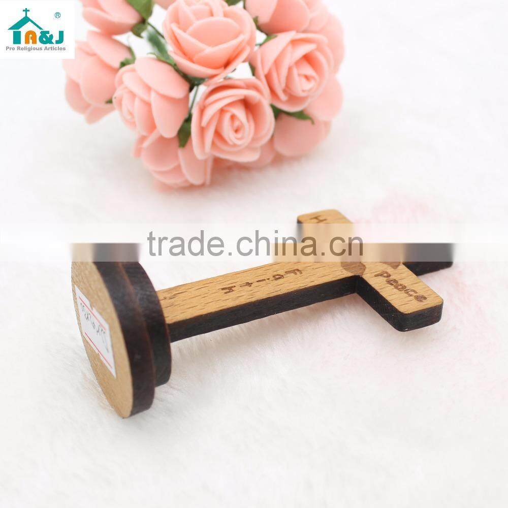 Faith hope peace love olive wooden crosses