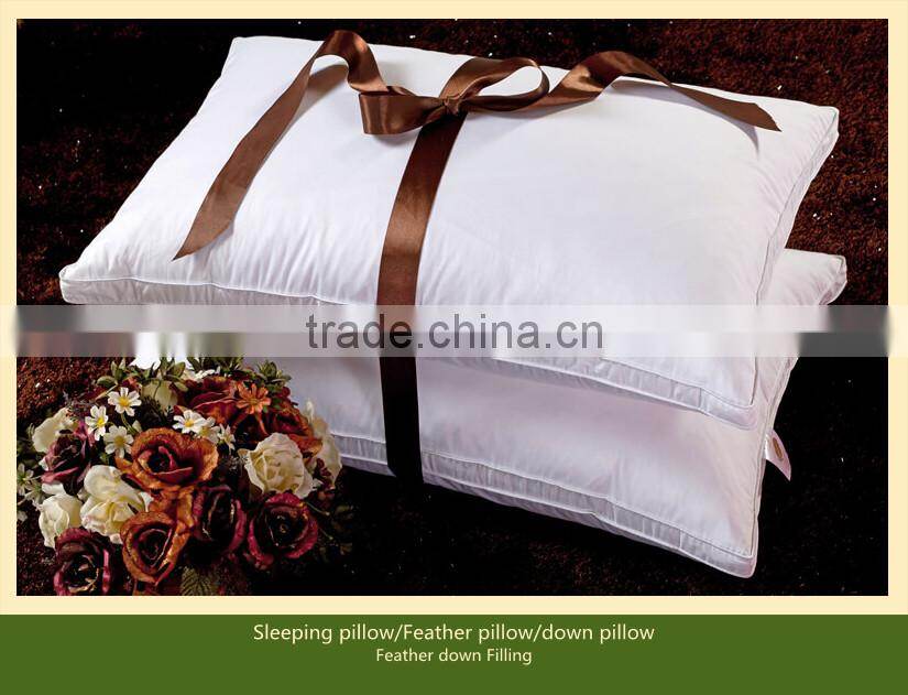 Feather pillow/sleeping pillow/hotel pillow/gusset technic