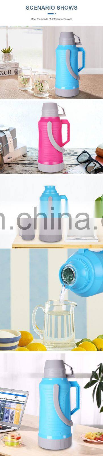 GiNT 1L 1000ML Mini Capacity Plastic Vacuum Flasks Thermos Portable Thermal Bottles with Handle