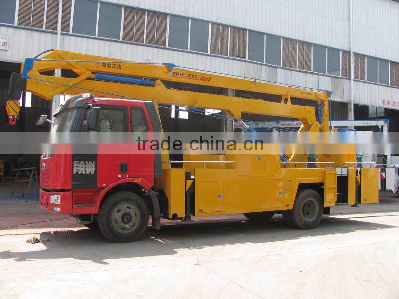 24m China hydraulic beam lifter truck