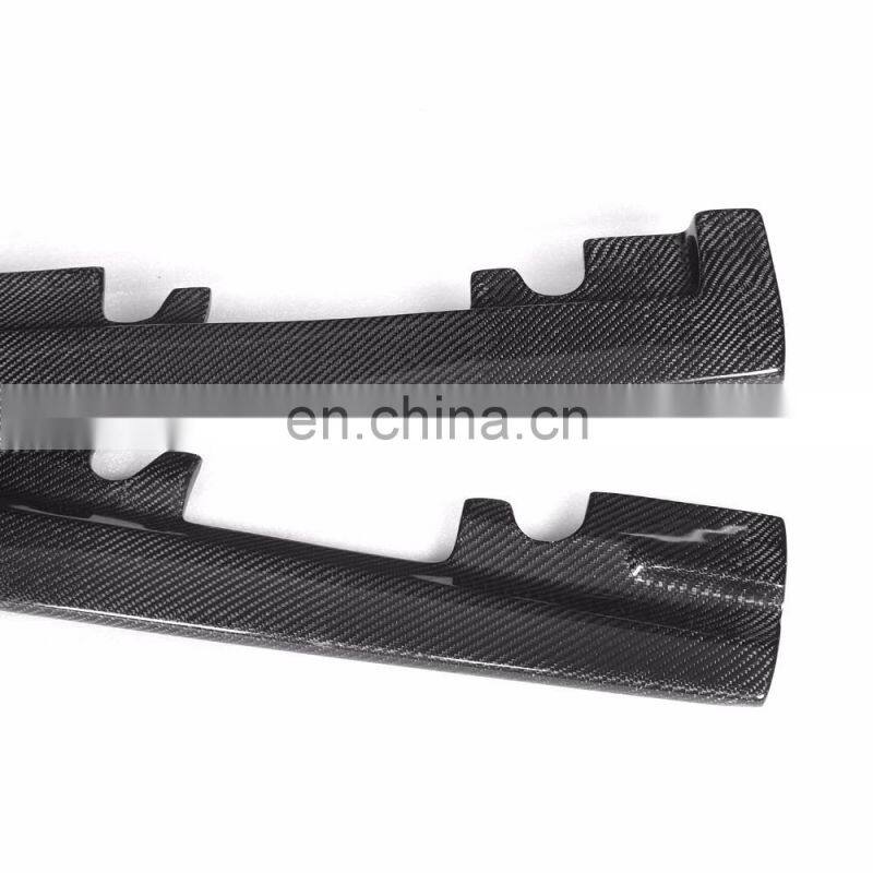 Car Carbon Side Bumper Skirts For Mercedes Ben z W117 C117 CLA250 4D