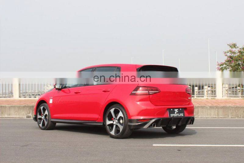 MK7 Carbon Fiber Body Kit Side Bumper Skirts Fit for VW GOLF VII 7 GTI 2014 UP