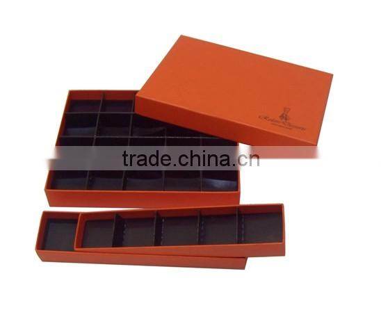 Customized logo printed hand made luxury packaging paper box
