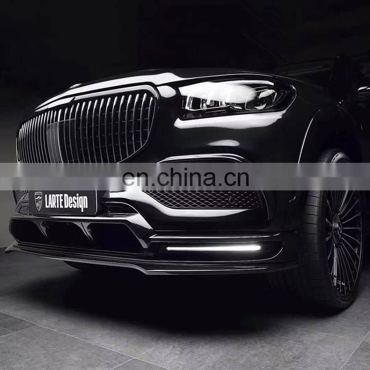 Runde Larte Design For Mercedes-Benz GLS 600 Maybach Upgrade Larte Design Carbon Fiber Wide Body Kit Hood Wheel Eyebrow