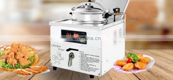 High pressure American 110V commercial stainless steel electric table type fryer Taiwan chicken pressure fryer