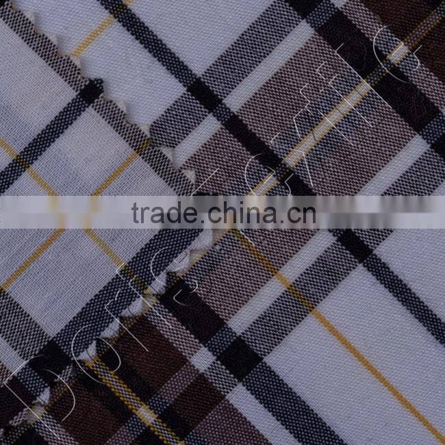 yarn dyed fabric Type and Woven Technics Damier Graphite cotton dyed yarn fabric