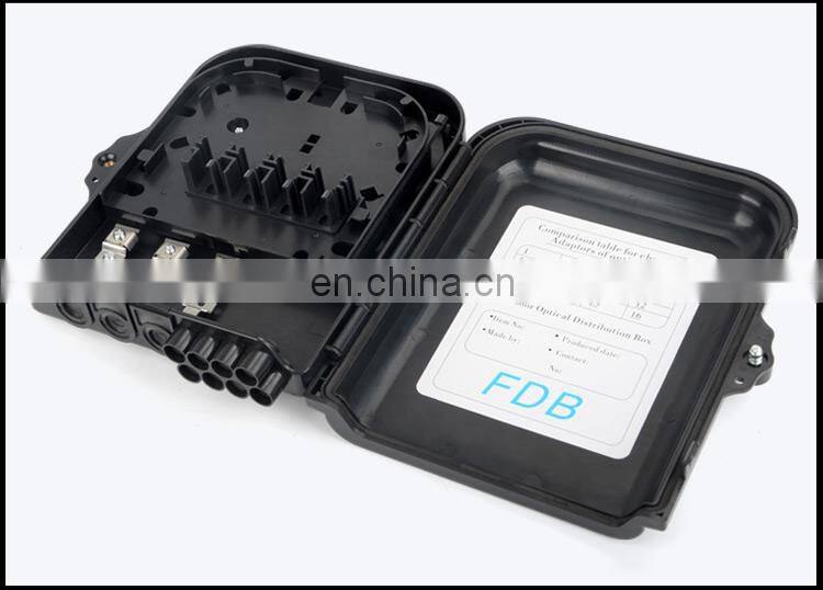 IP65 8 core CTO white nap ftth fiber distribution box PLC splitter box