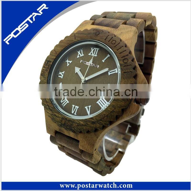2015 New Arrival Wood Hot Fashion Unique Wooden Watches With Your Own Logo