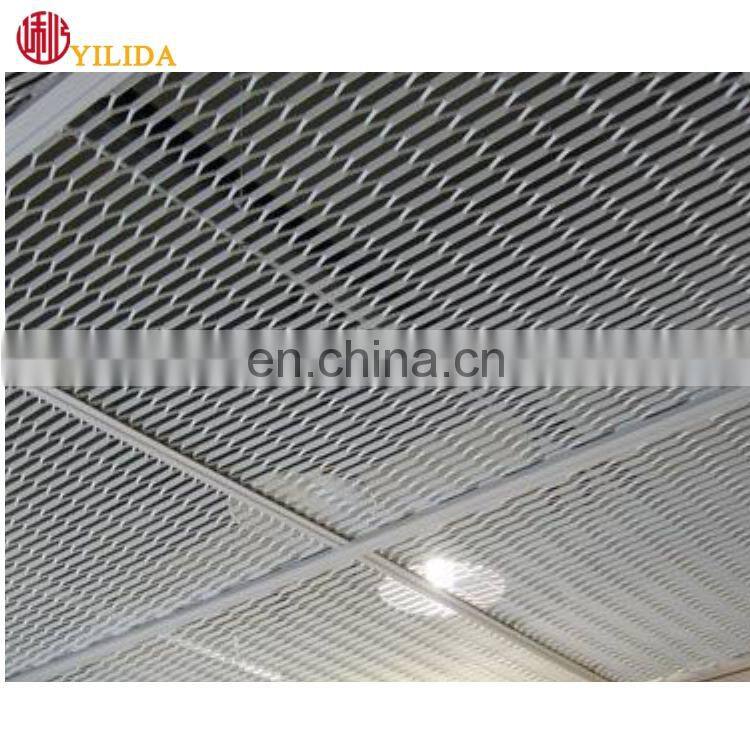 Aluminum expanded metal mesh modern metal ceilings