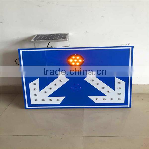 Direct manufacture solar power outdoor led traffic sign board