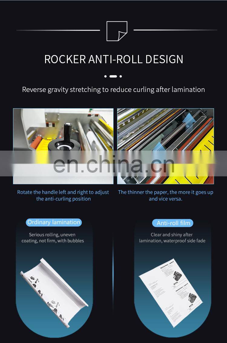 SRL-49HH Samsmoon Factory Hydraulic Hot Roll Laminator Automatic A3 Paper Feeding Laminating Machine