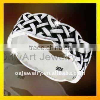 fashion fine jewelry high quality best sell big silver cross ring