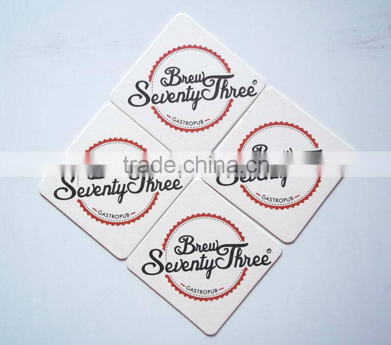 Silicone coaster, custom rubber cardboard coaster, 2D/ 3D paper coasters for beer