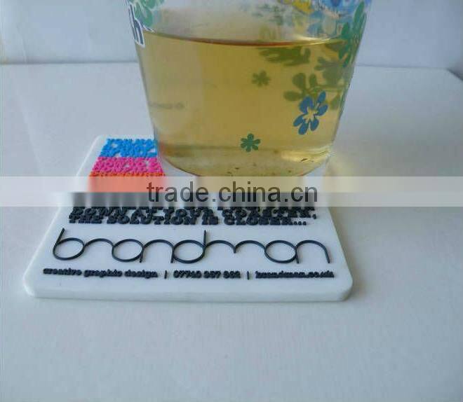 colorful PVC cup mat, PVC rubber table mat, silicone coaster