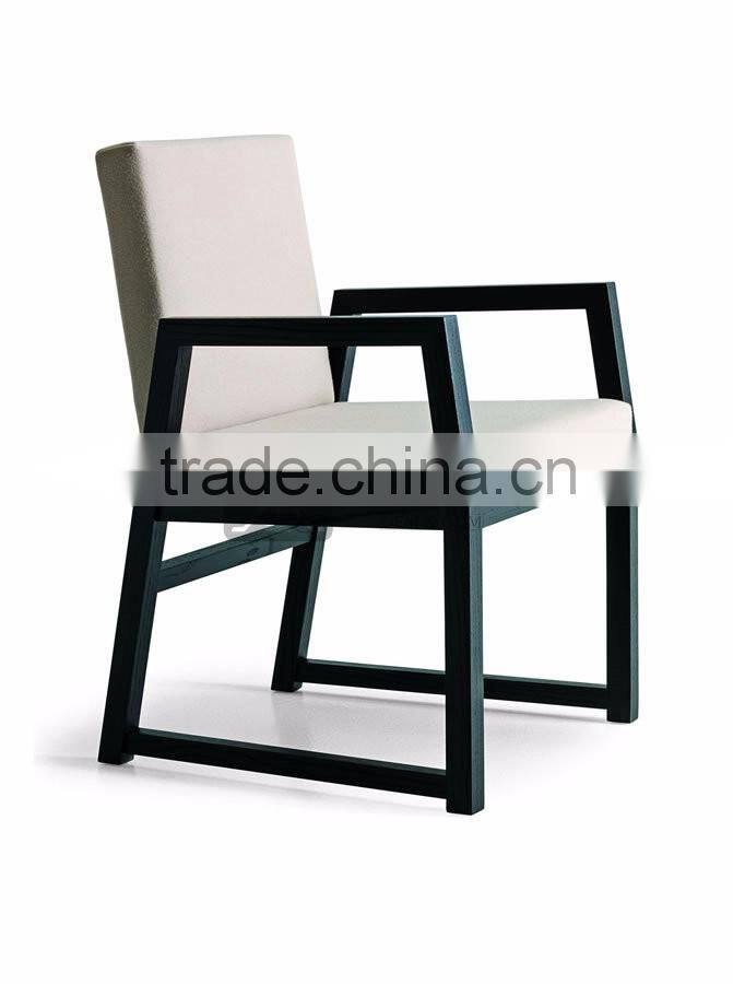 DC-010 Japaneses Style Fabric Dining Armchair