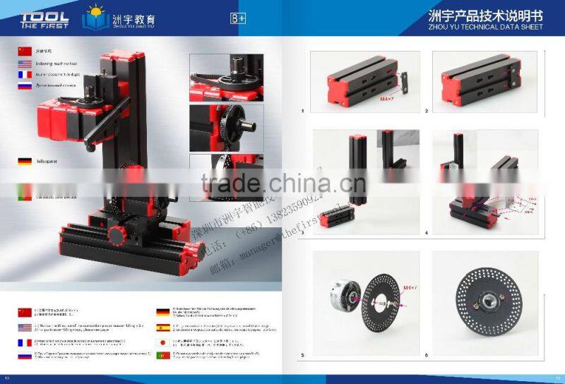 Woodworking Drilling Machine With Dividing Plate Z10002 for DIY hobby crafts