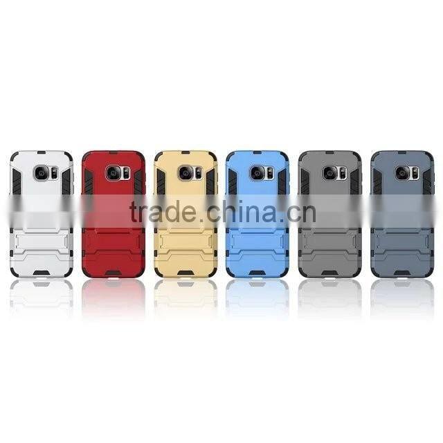 For SAMSUNG on5 on7 s5 s6 A7 A8 A9 A9 Pro s7 edge s7 PC+TPU 2 in 1 Dual Combo Shield Case Armor Case Hybrid Kickstand Cover Case