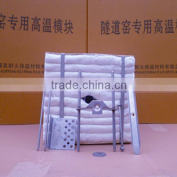 lightweight ceramic fiber module 190K ceramic module furnace insulation ceramic fiber block