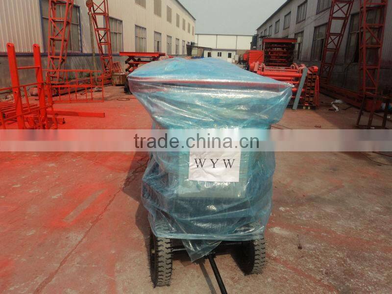 mobile four-wheels hydraulic scissor lift table for one man