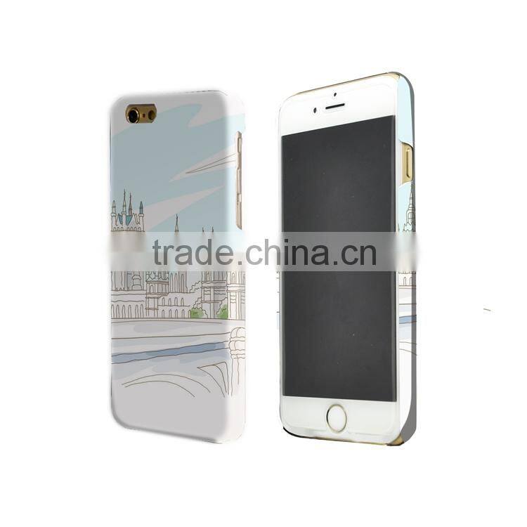 unique design 3D sublimation phone case for clear iphone case