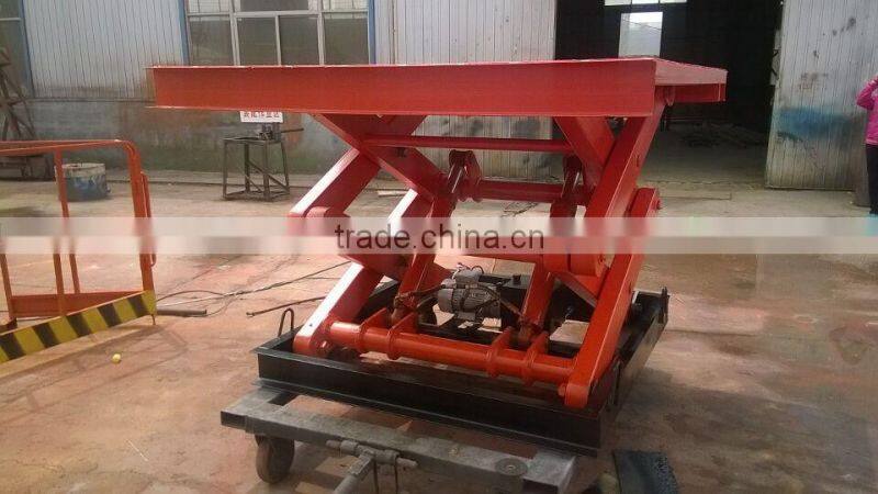 China 4-12m Vehicle mounted elevating platform scissor lift with CE
