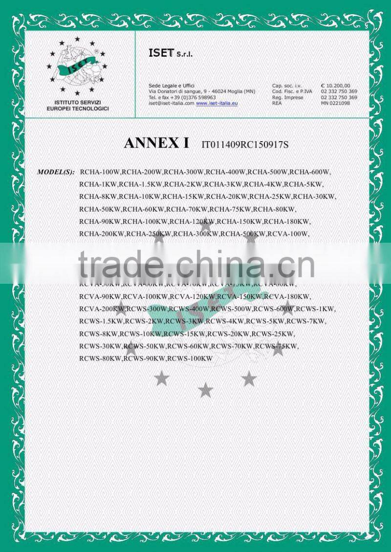 Horizontal axis 60kw wind turbine/wind power generator home standby inverter wind generator