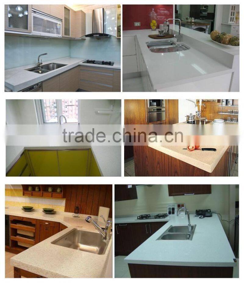 bathroom counter top/quartz table tops/solid surface quartz counter tops