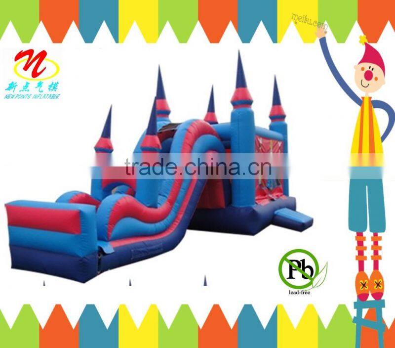 2014 china high quality cheap cute happy inflatable combo for kids