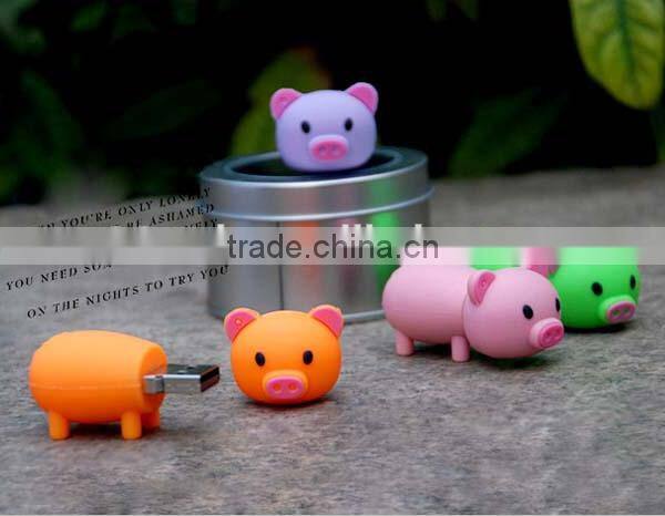Promotion gift cartoon character usb flash drive with 1GB 2GB 4GB 8GB 16GB 32GB