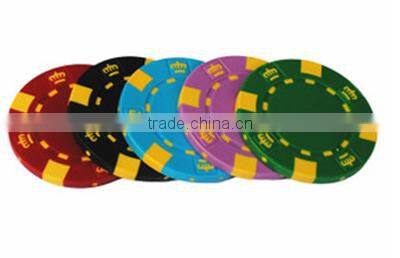 colored cheap custom plastic poker chips with logo printing