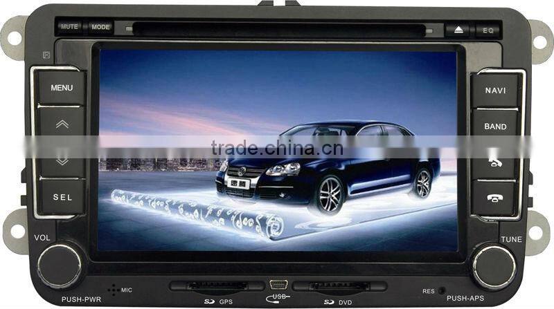 8 inch HD touch screen VW Santana 2013 DVD GPS with bluetooth,IPOD,digital TV available
