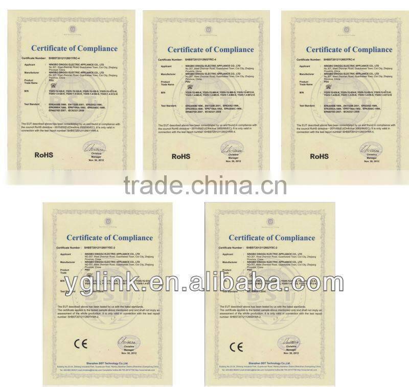 YOUGUAN 06 series 19'' IEC 320 C19 type PDU