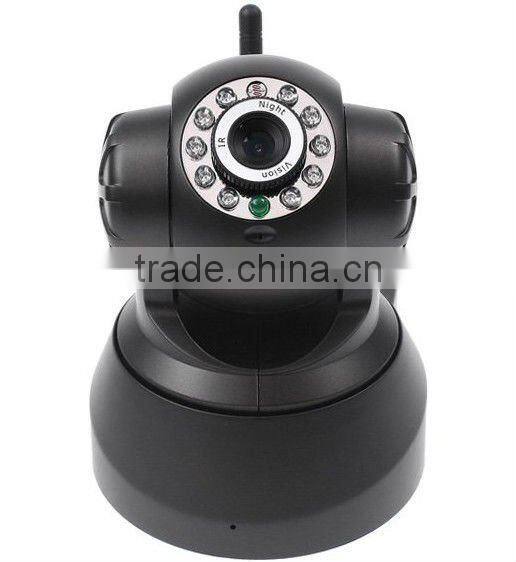 Wireless&Wired Network CCTV IP Camera with IR LED